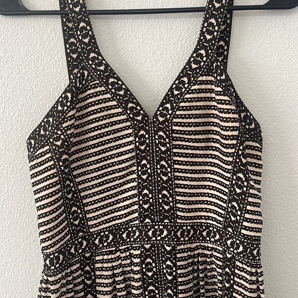 BCBGMaxAzria Black/Cream Melania Dress Size:4 - Picture 4 of 6